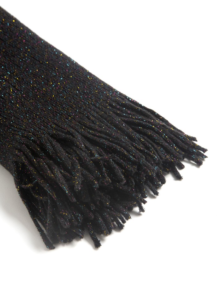 Gola com Lurex e Franjas