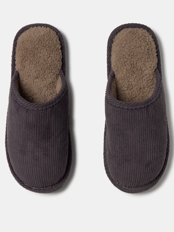 Pantufas para homem com efeito de bombazine Pantufas para homem com efeito de bombazine