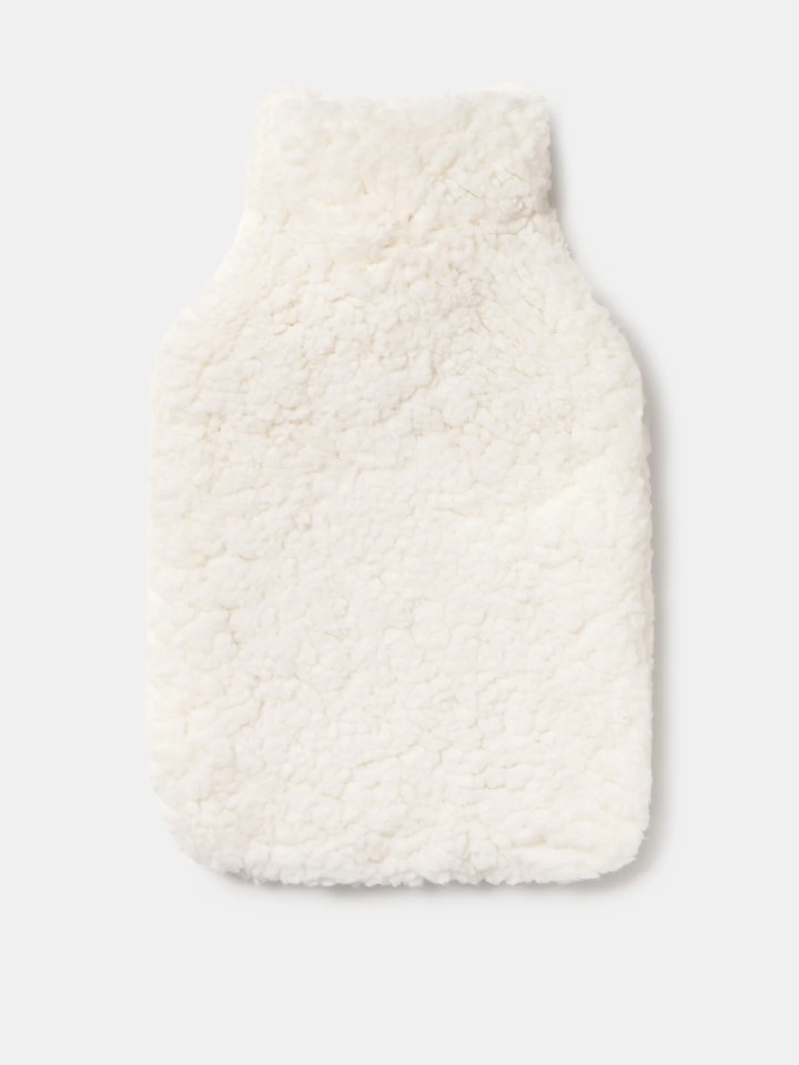 Bolsa de agua quente em pele de carneiro