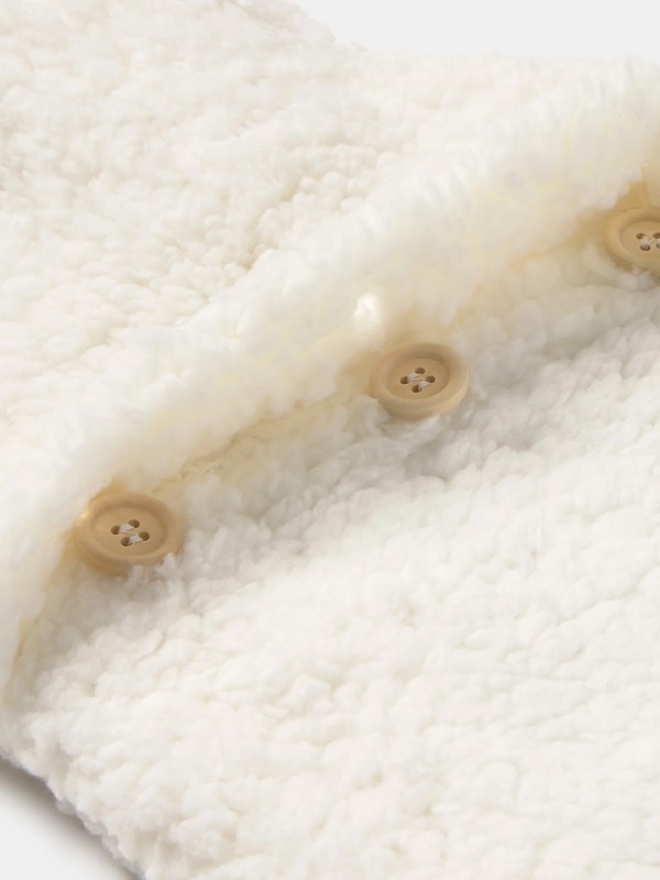 Bolsa de agua quente em pele de carneiro