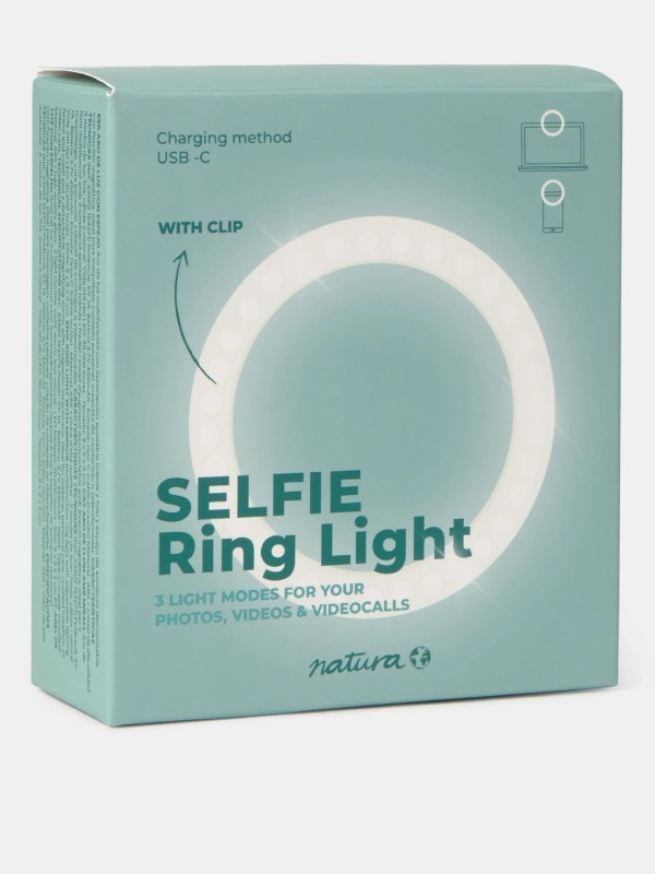 Ring light com espelho