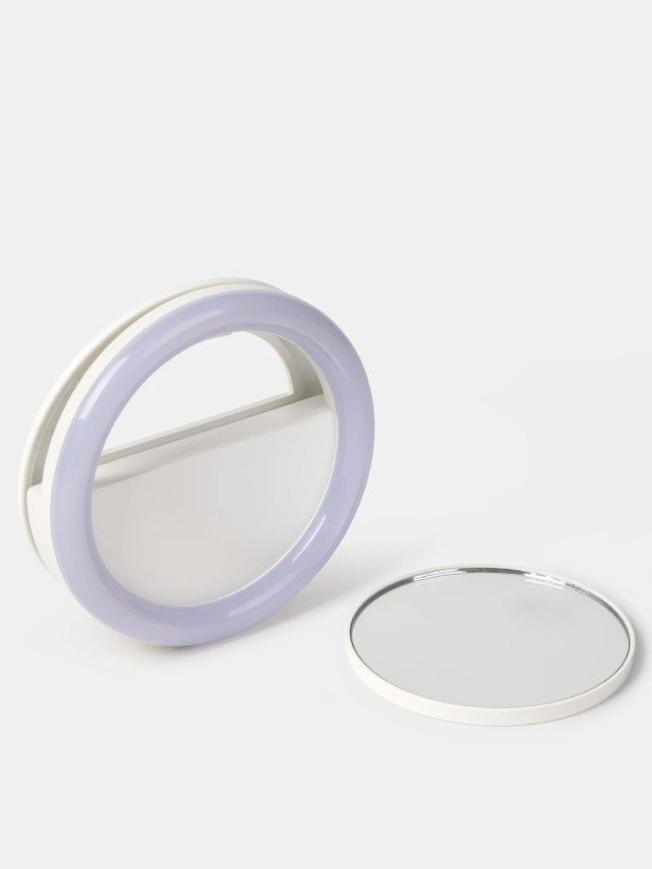 Ring light com espelho
