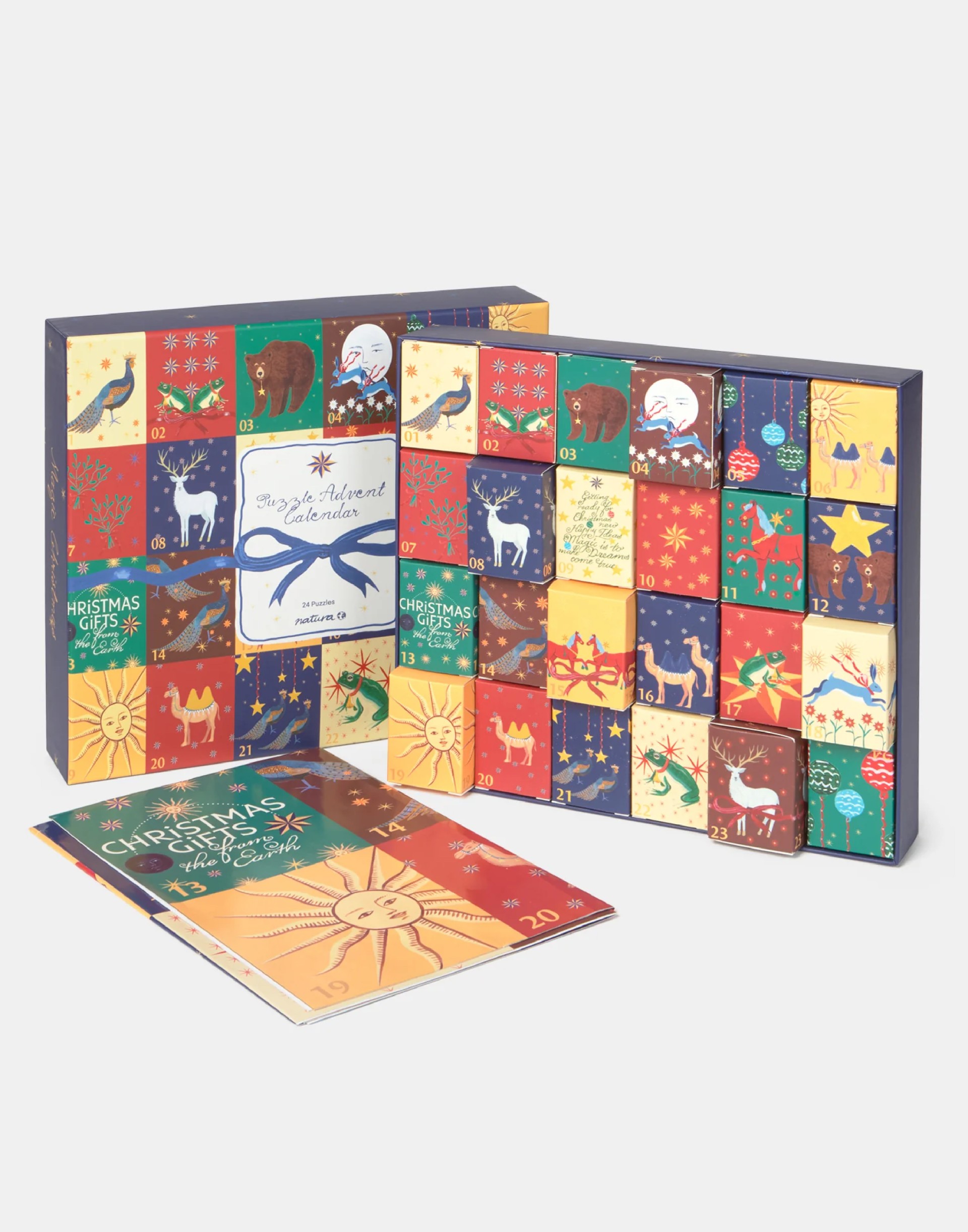 Calendario do Advento com 24 Mini Puzzles