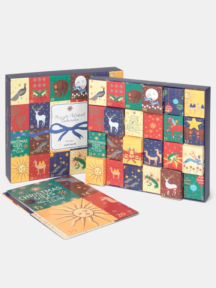 Calendario do Advento com 24 Mini Puzzles