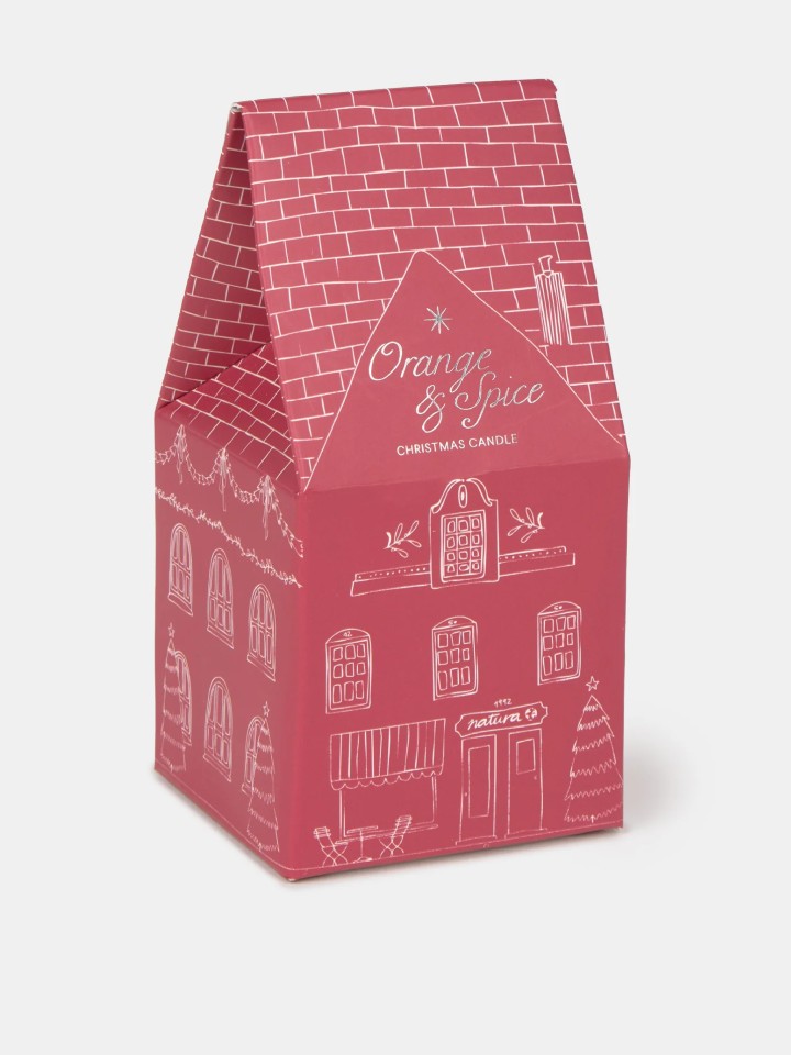 Vela Casinha de Natal