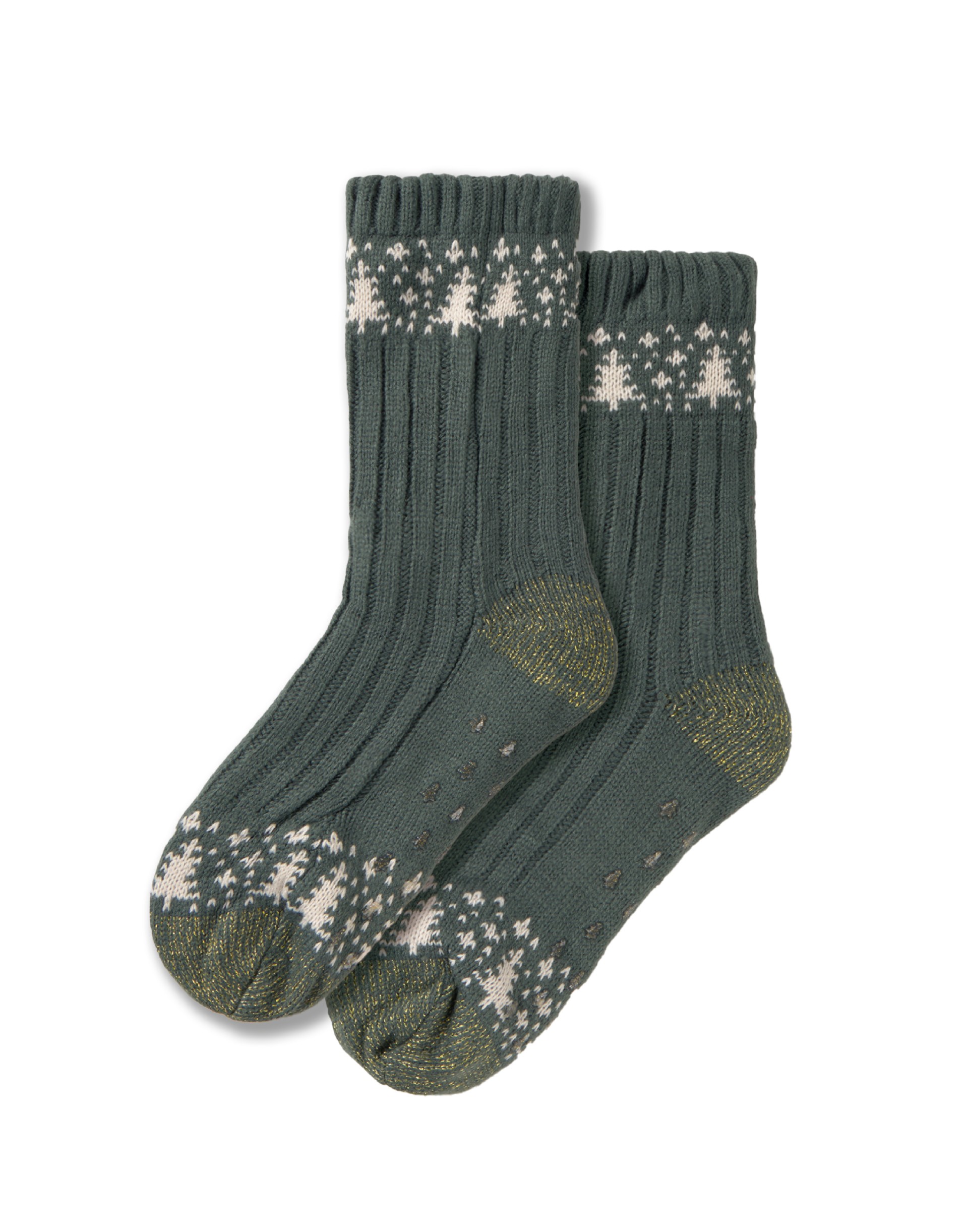 Meias de Natal em jacquard