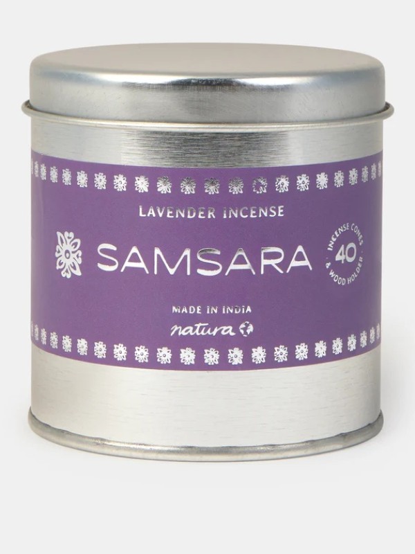 Cones de incenso Samsara com suporte