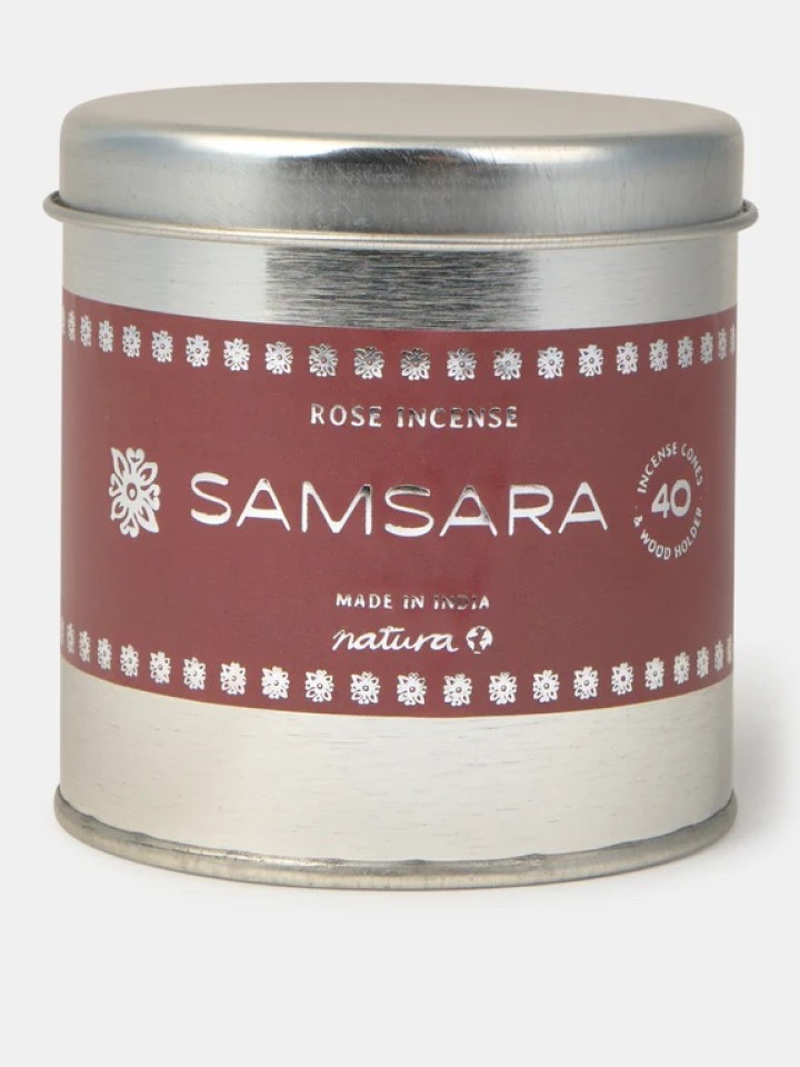 Cones de incenso Samsara com suporte