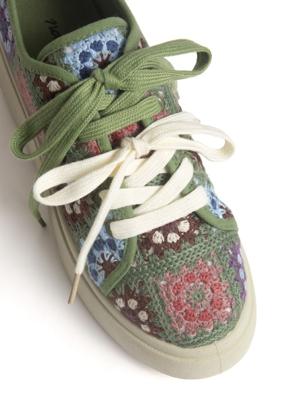 Tenis em Croche com Plataforma Tenis em Croche com Plataforma
