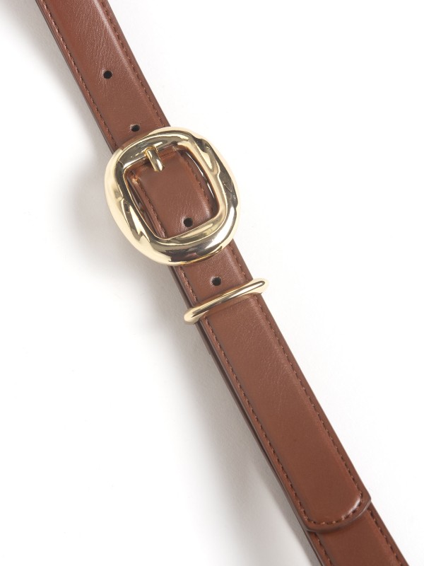 Cinto Fino com Fivela Oval Cinto Fino com Fivela Oval