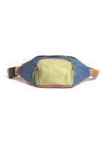 Bolsa de Cintura Colorblock em Nylon