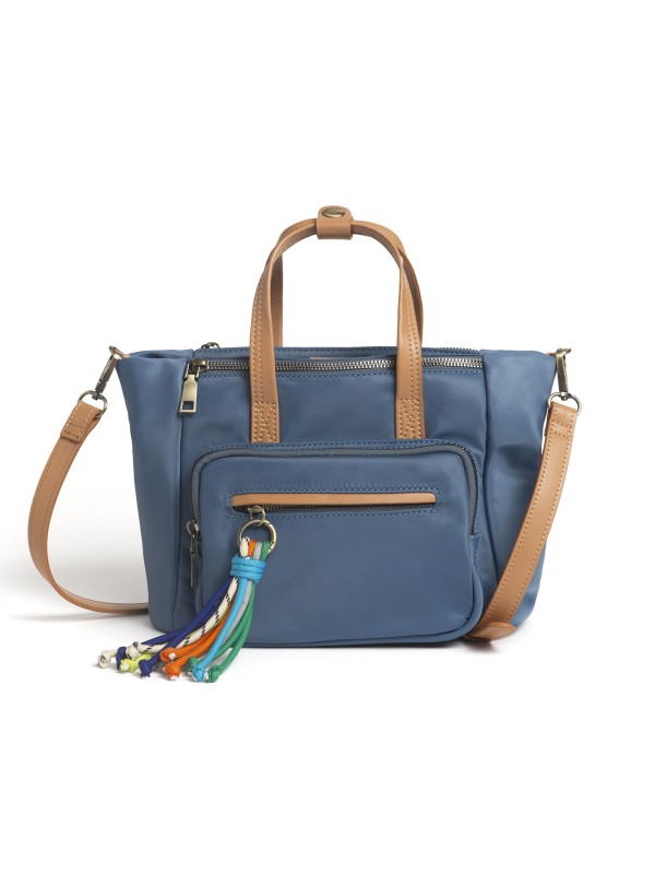 Mala Em Nylon com Bolsos Frontais