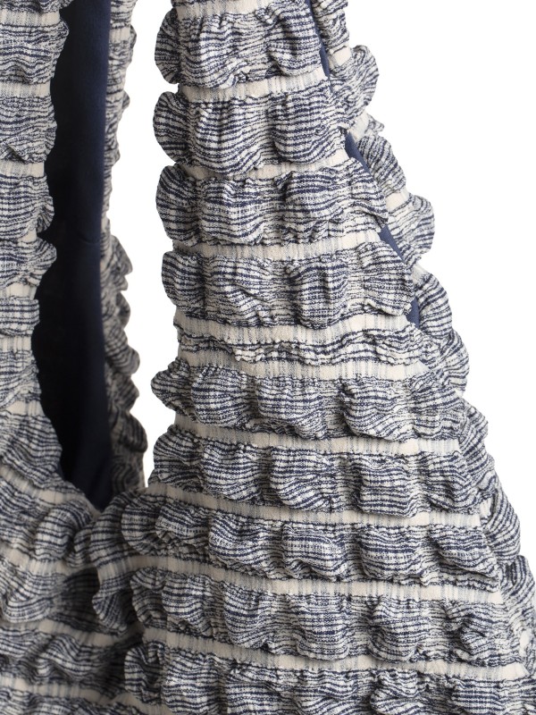 Mala Hobo em Tecido Texturizado