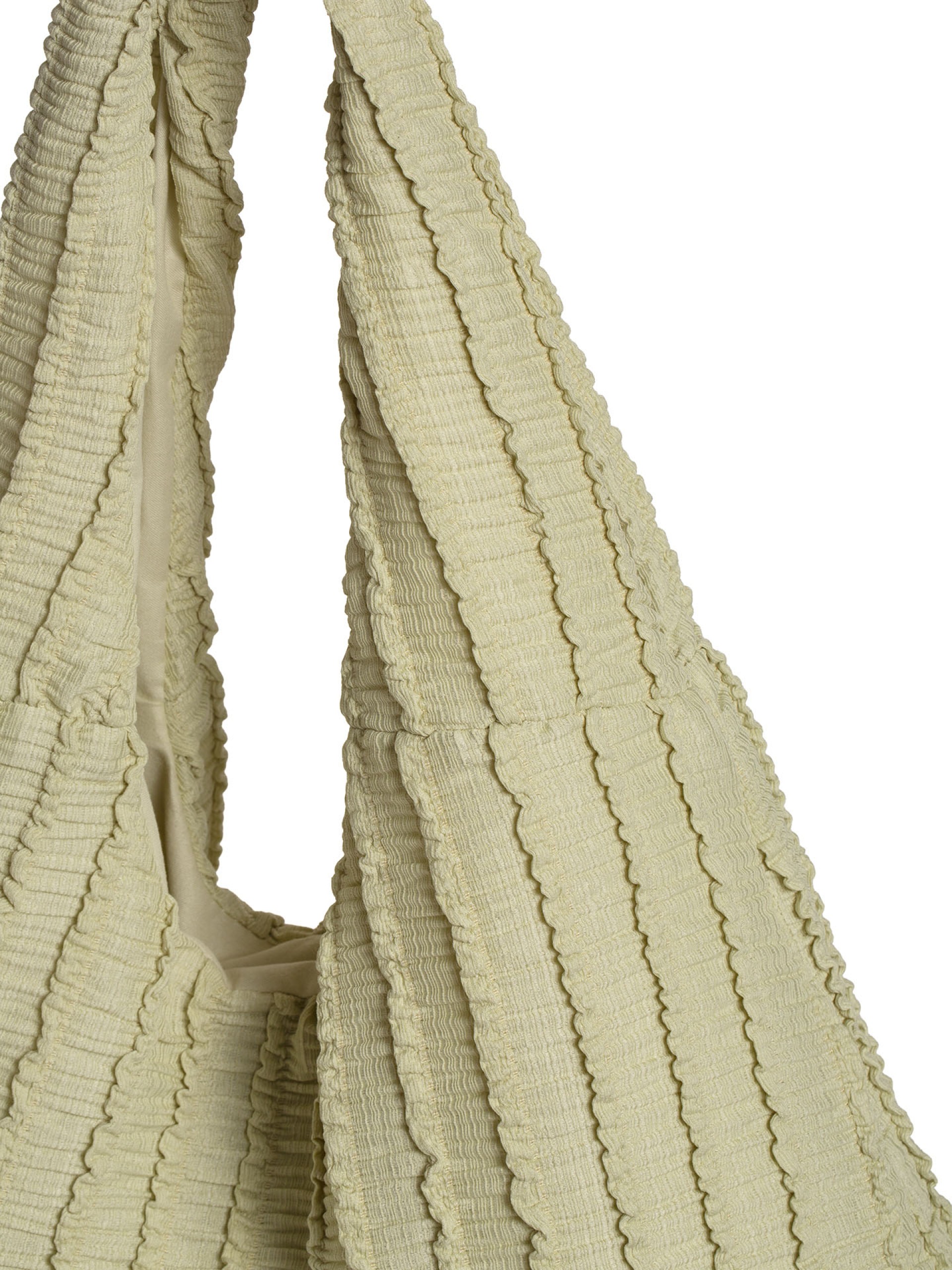 Mala Hobo em Tecido Texturizado