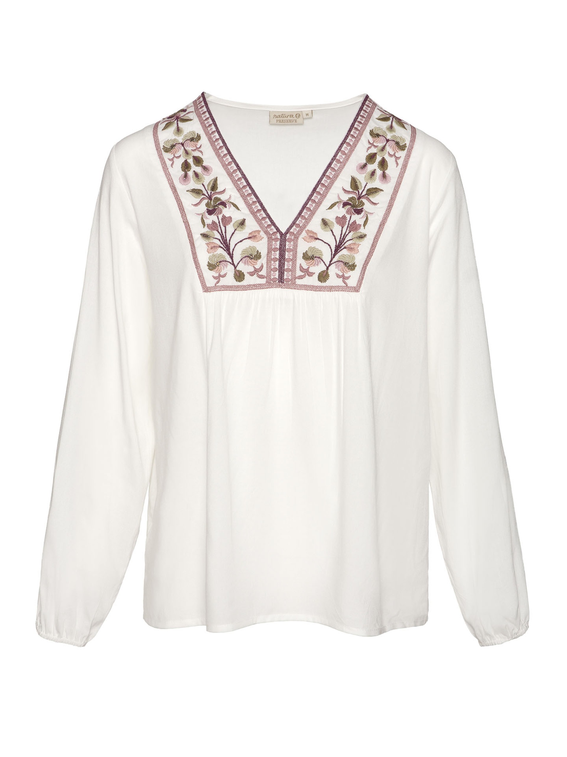 Blusa com Bordados Florais