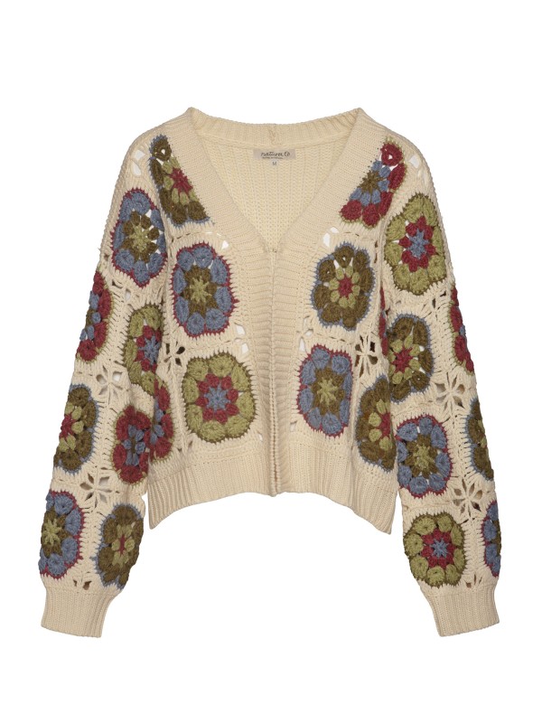 Casaco Efeito Crochet