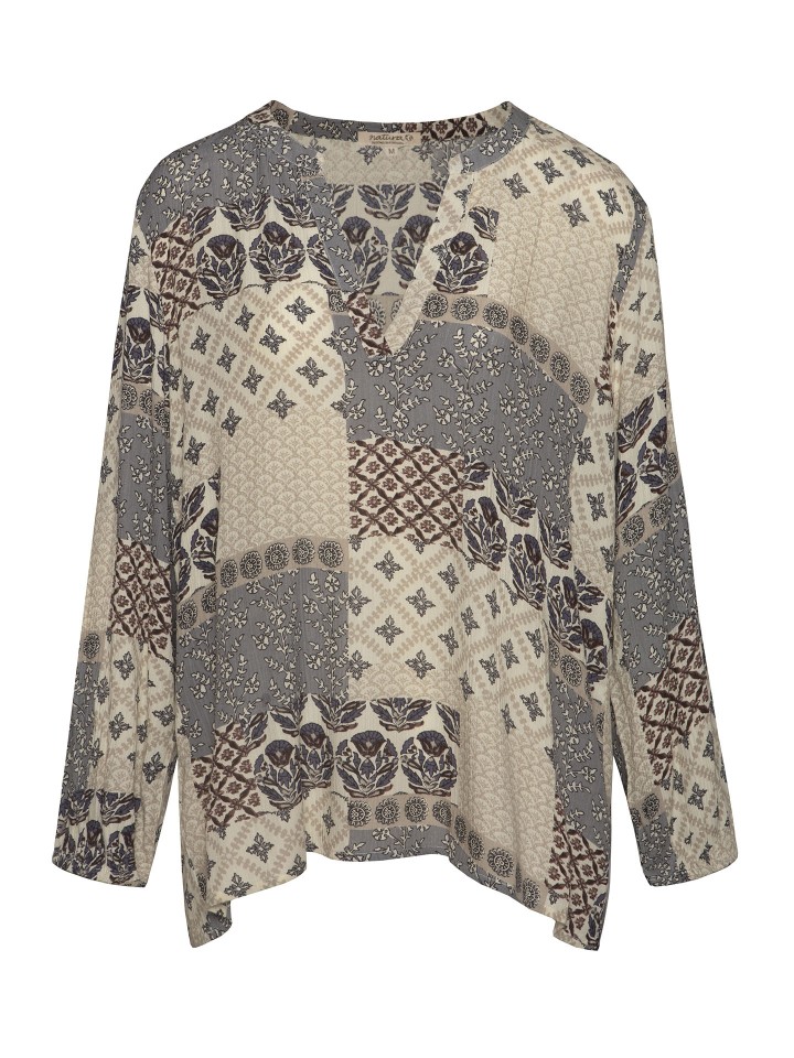 Blusa Feminina Patchwork