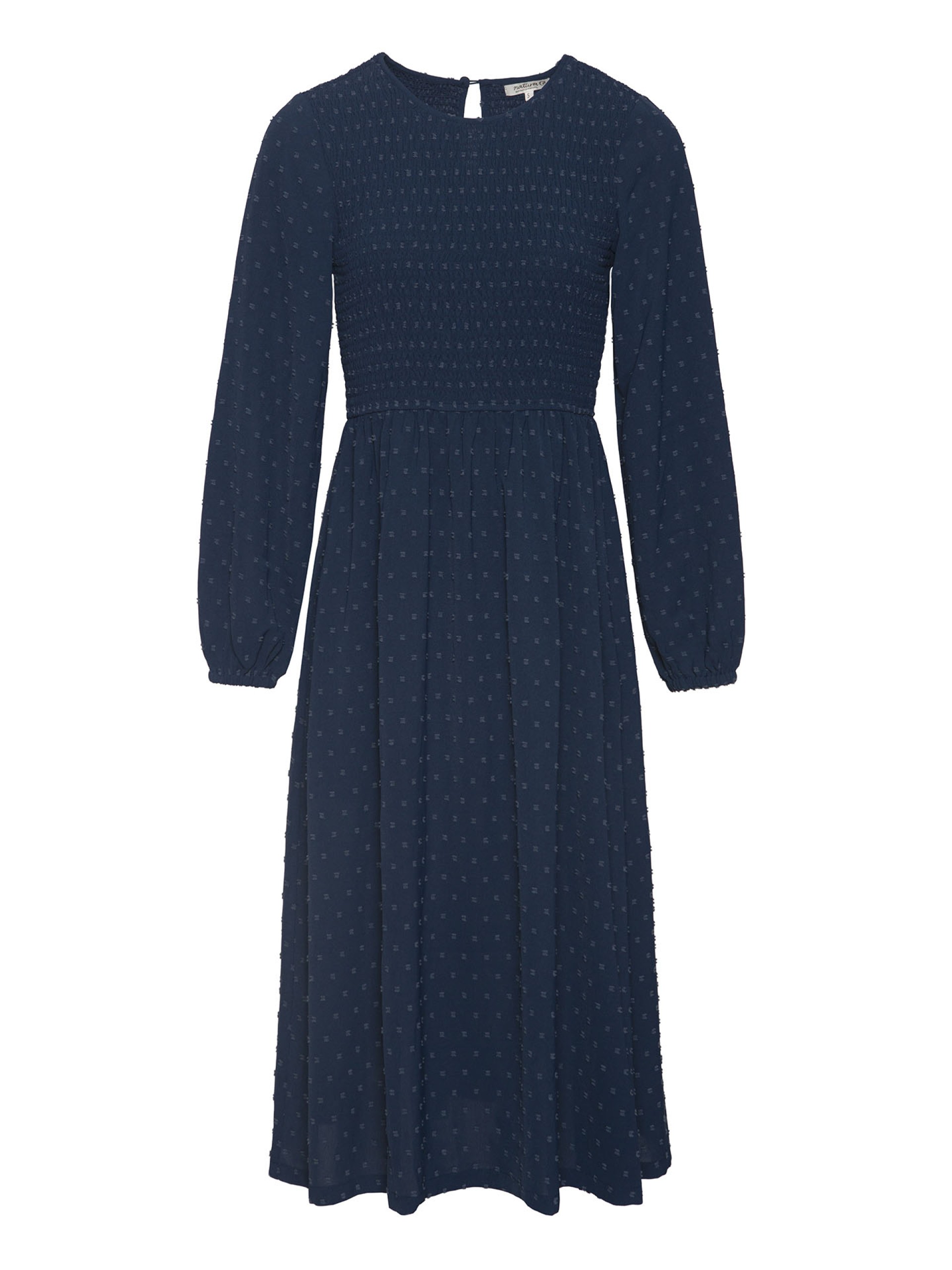 Vestido Midi Com Peito Elastico