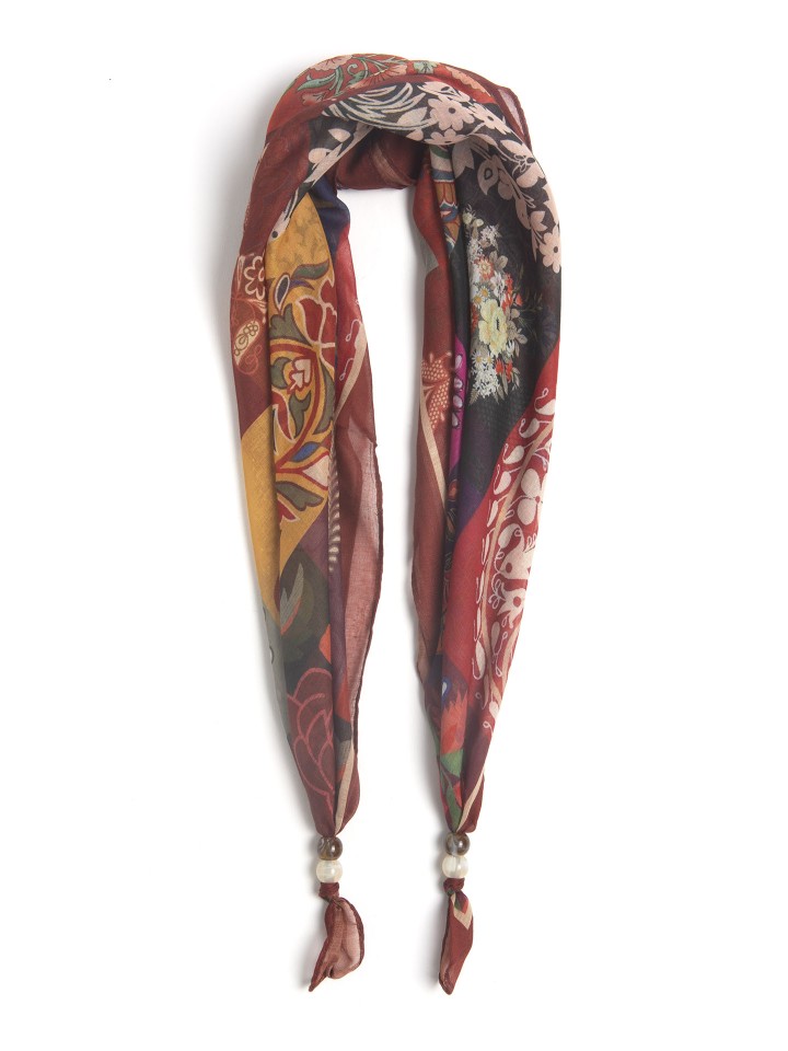 Lenco Estampado com Pendentes