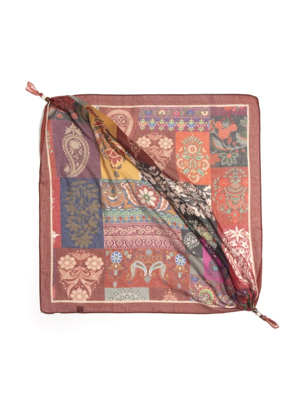 Lenco Estampado com Pendentes