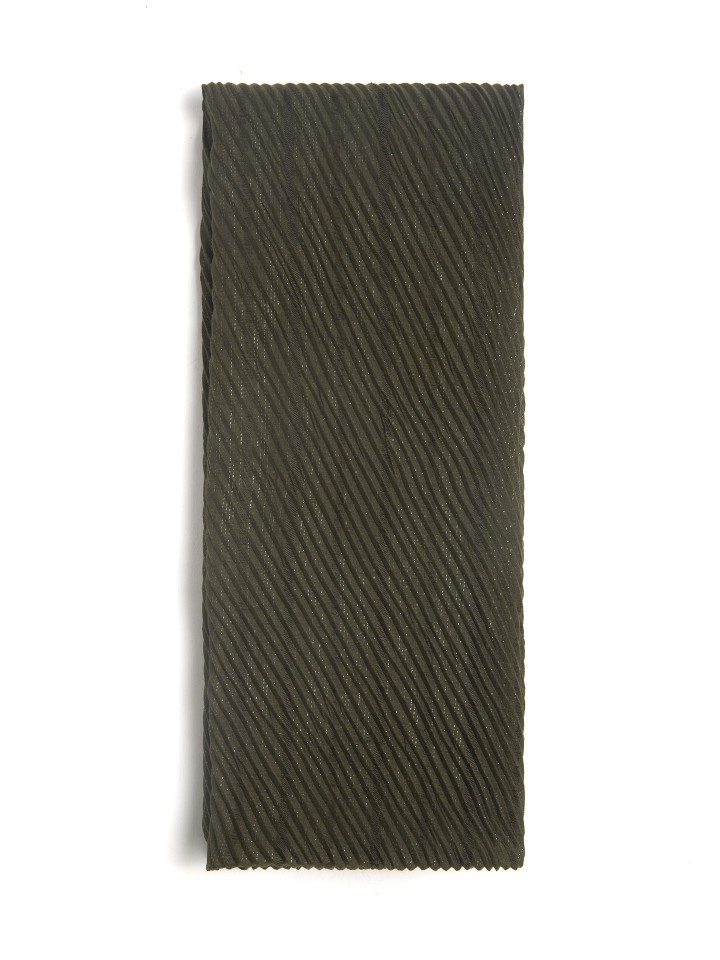 Echarpe Plissada com Brilho