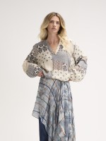 Blusa Feminina Patchwork