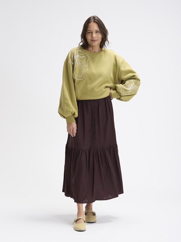 Sweatshirt Bordada Sweatshirt Bordada