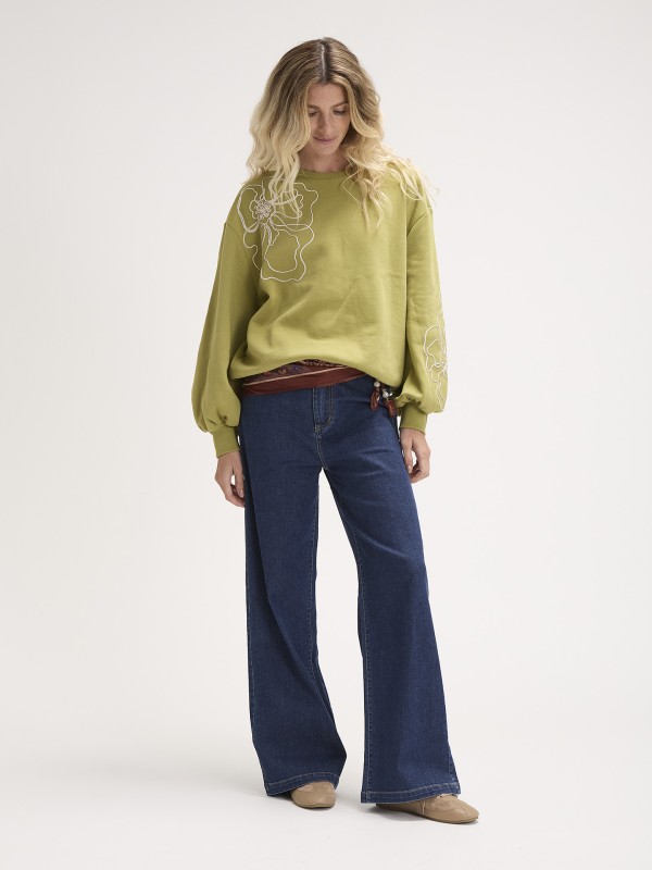 Sweatshirt Bordada Sweatshirt Bordada