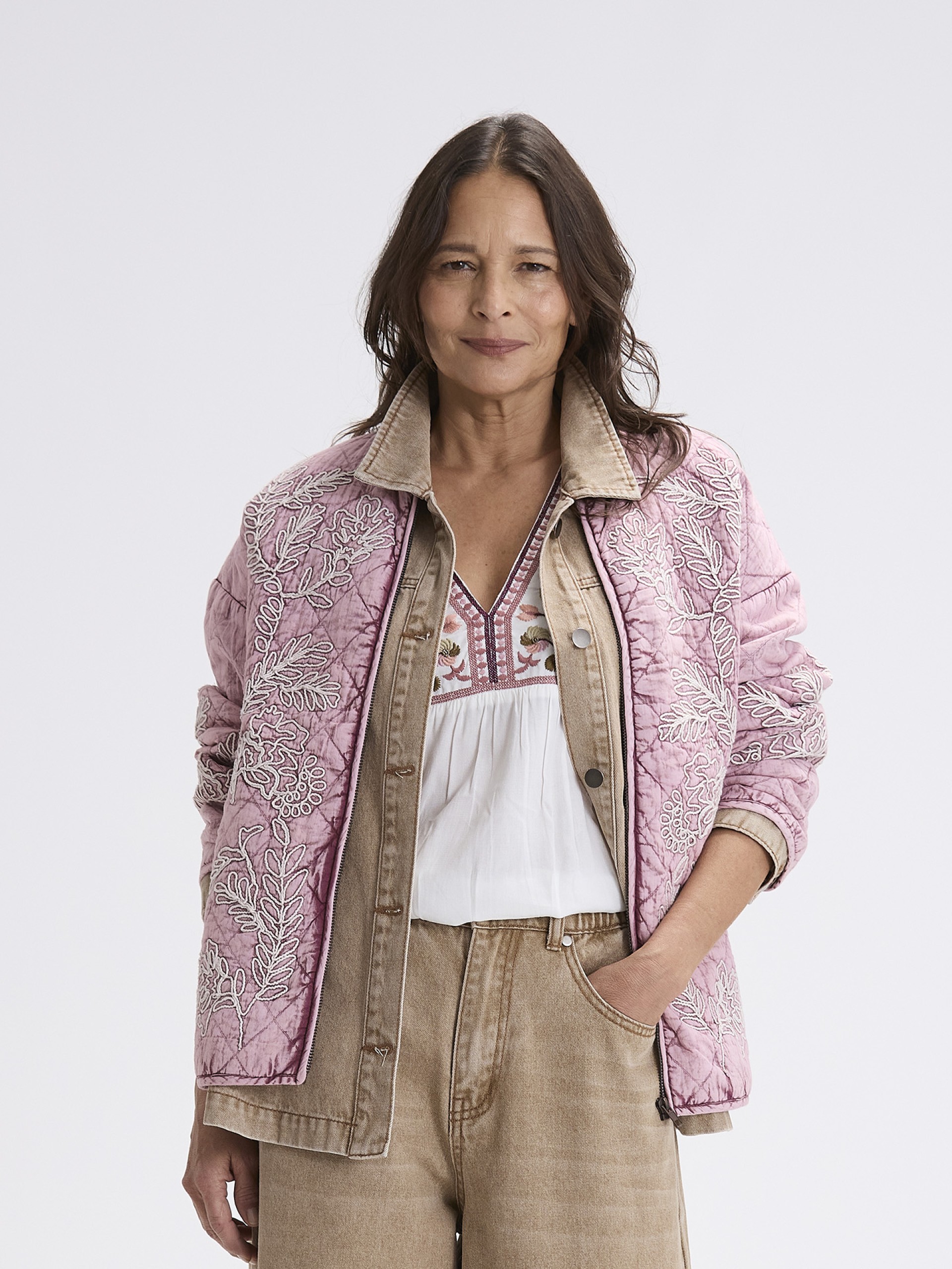 Casaco Bomber Bordado