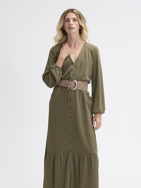 Vestido Comprido de Malha