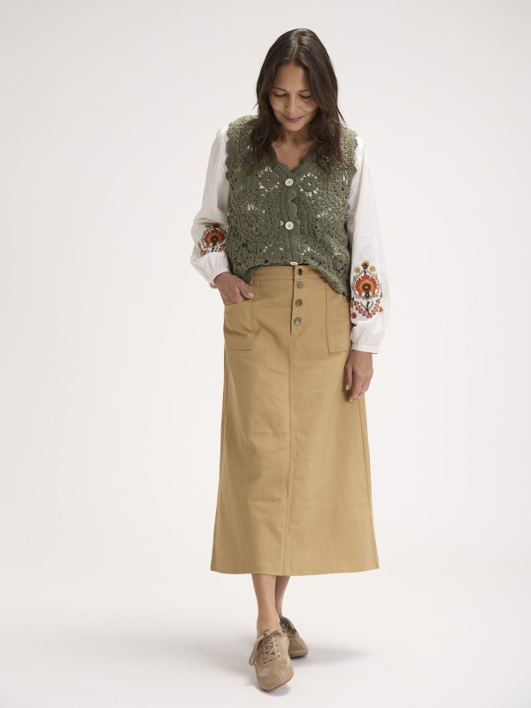 Saia Midi Beije Saia Midi Beije