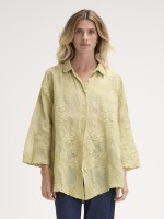 Camisa Bordado em Algodao