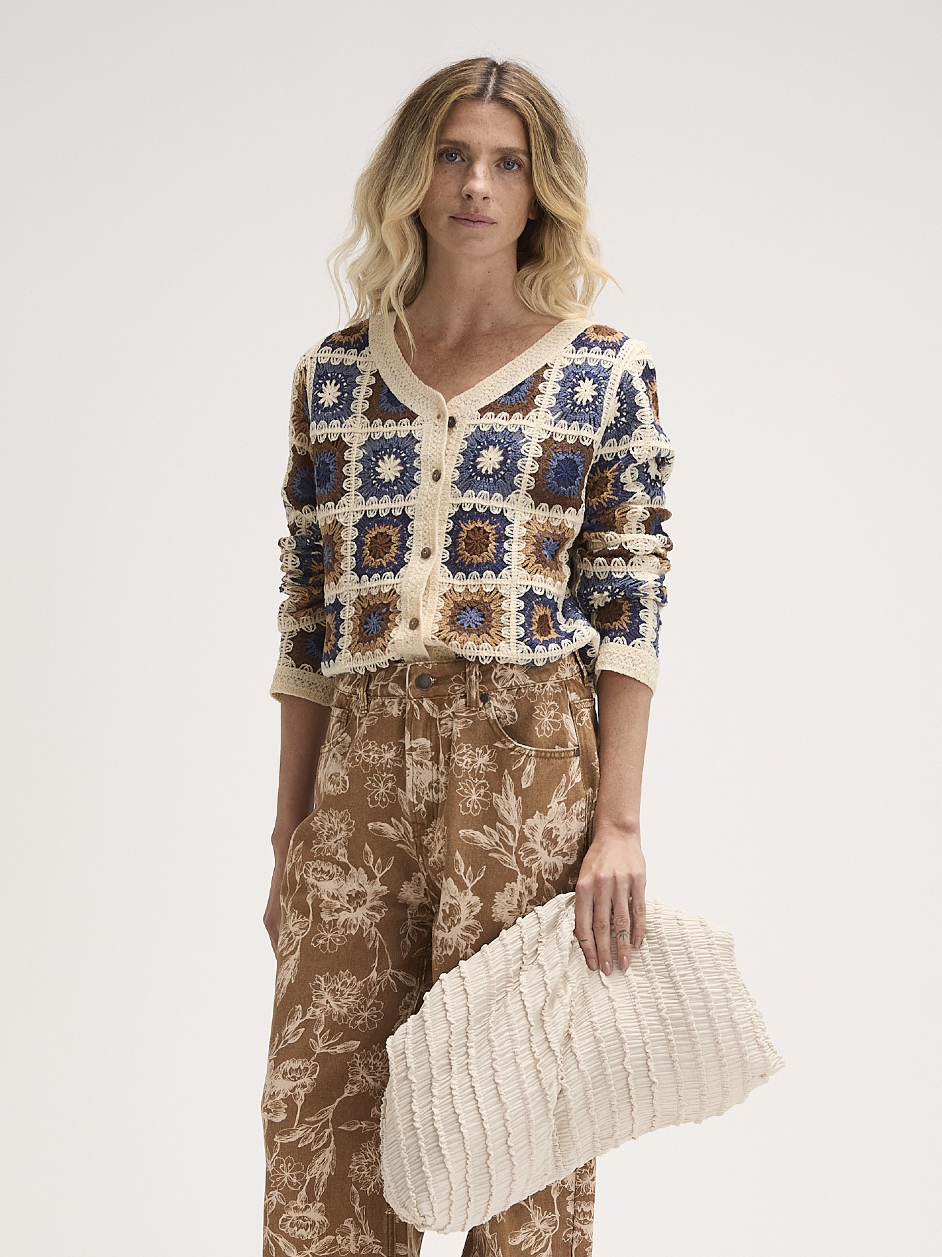 Casaco Multi Crochet