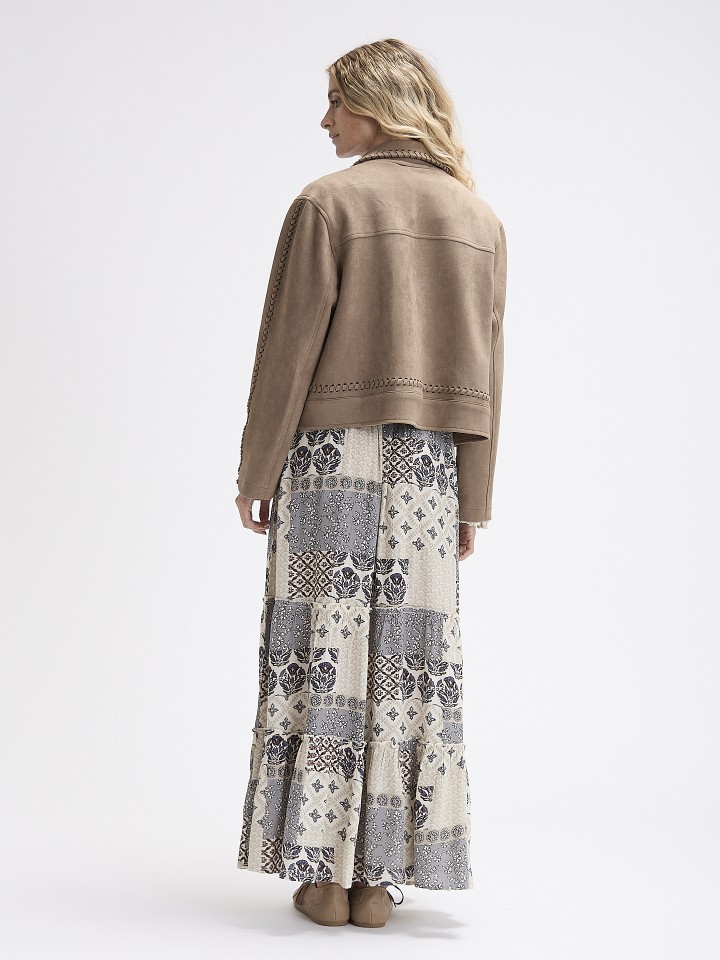 Casaco de Efeito Camurca