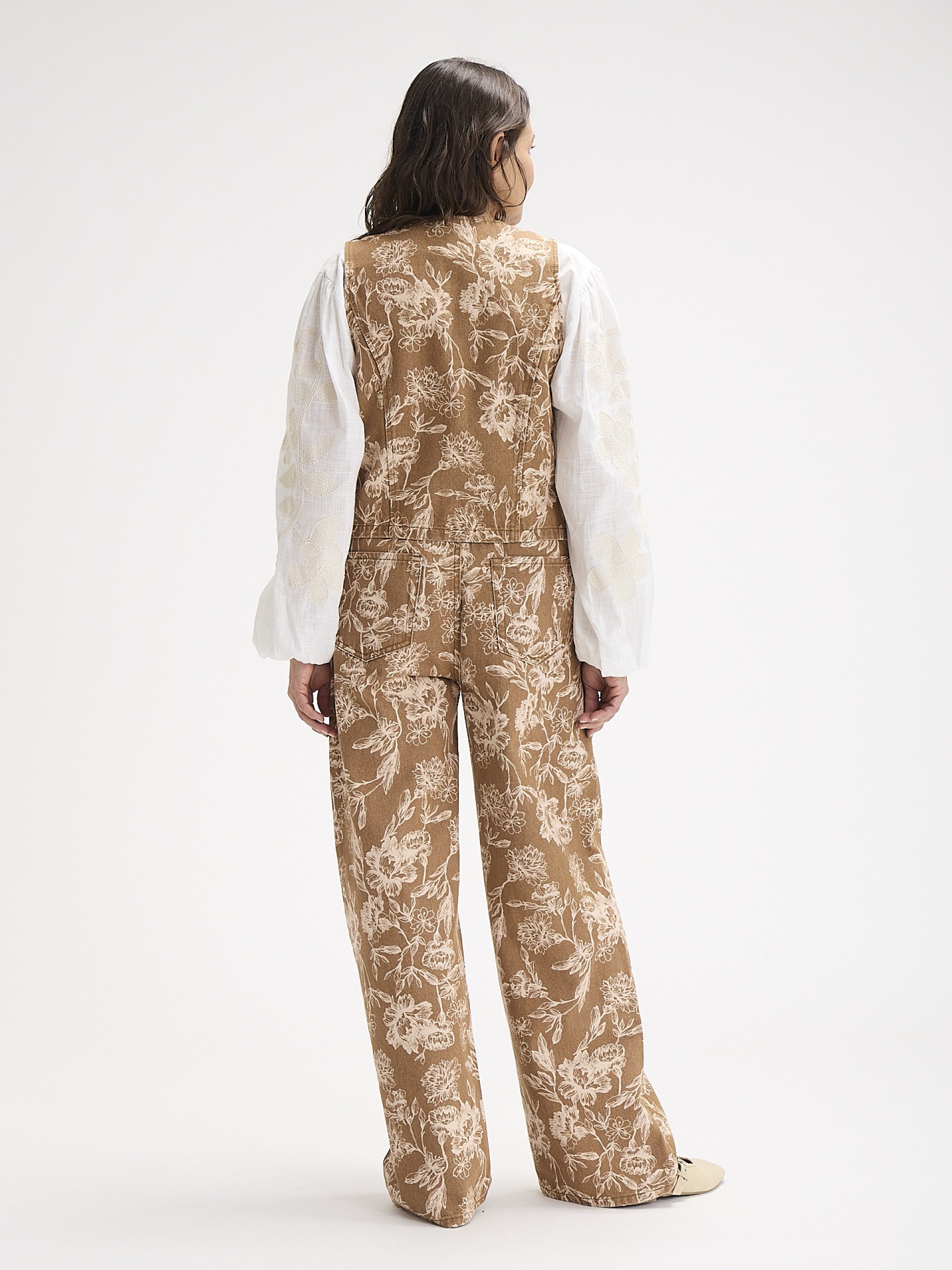 Blusa Bordada Floral