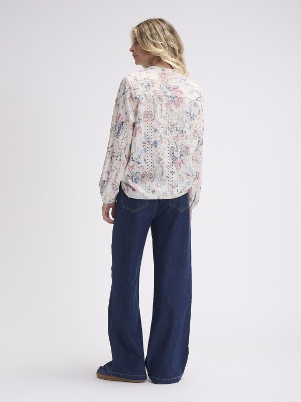 Blusa Bordado Ingles