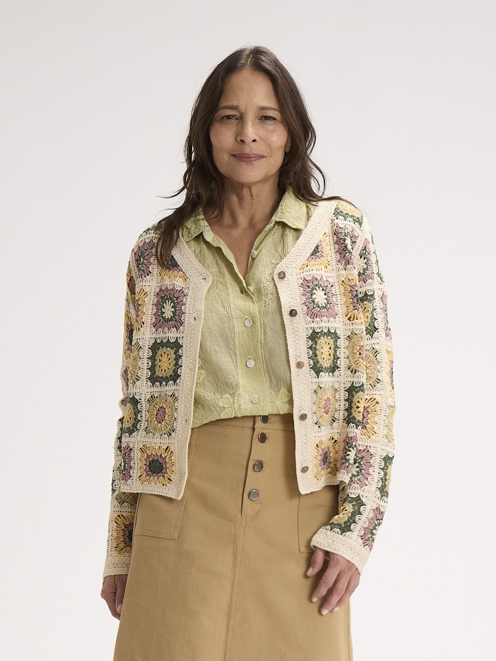 Casaco Multi Crochet