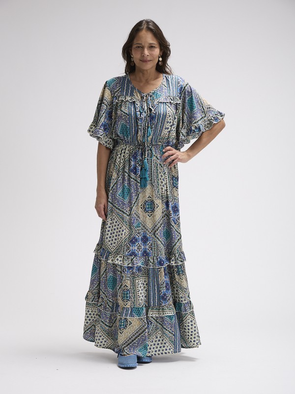 Vestido Patchwork Vestido Patchwork