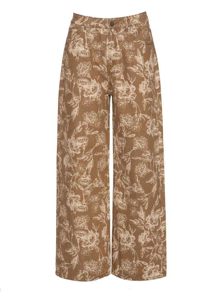 Calcas Wide Leg Estampada