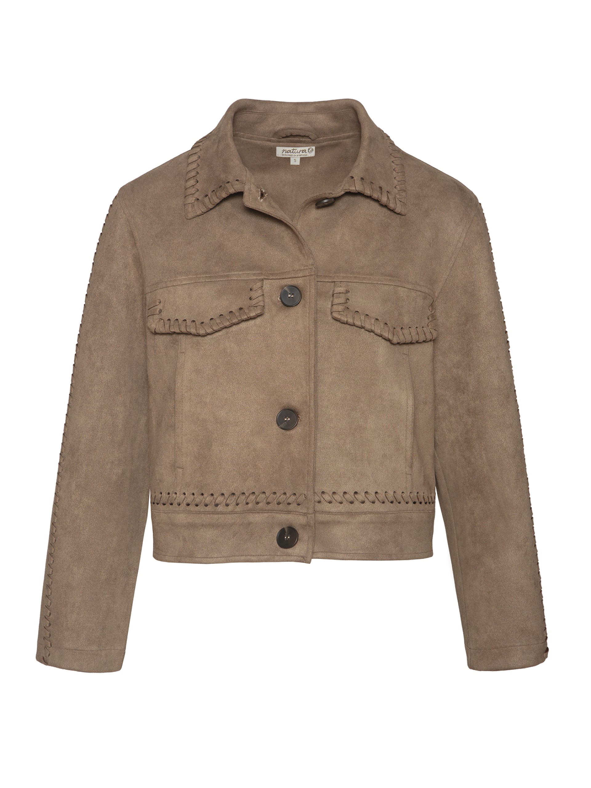 Casaco de Efeito Camurca