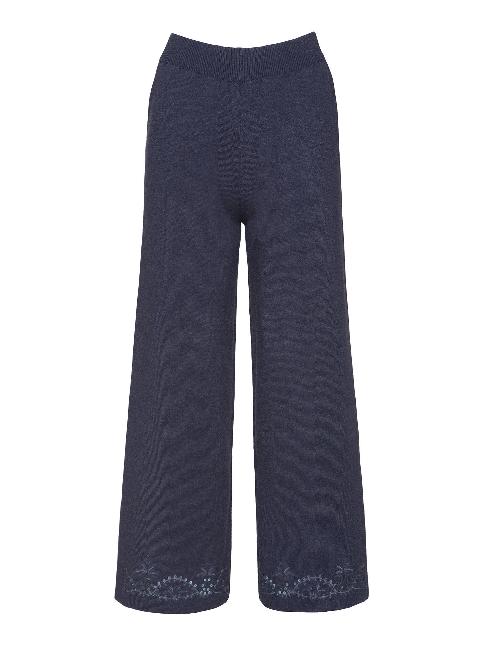 Calcas em Malha com Bordados