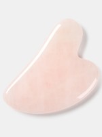Pedra Gua Sha de Quartzo Rosa