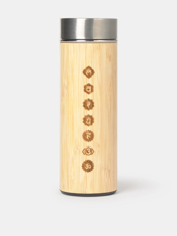 Garrafa Termica de Bambu 400ml Garrafa Termica de Bambu 400ml