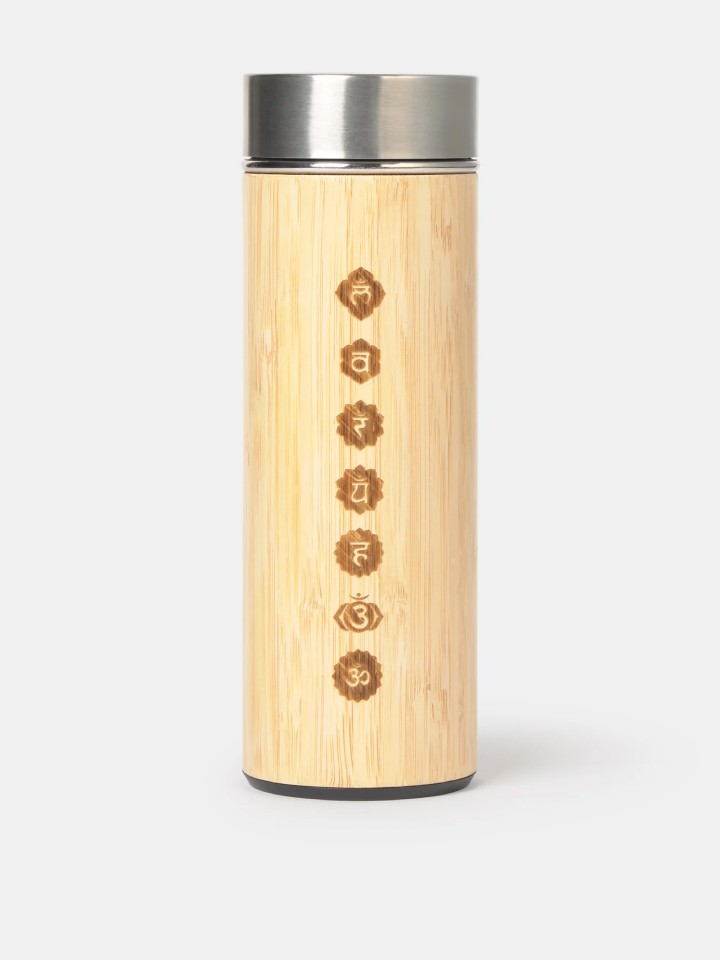 Garrafa Termica de Bambu 400ml