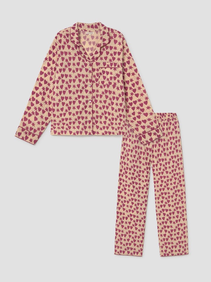 Conjunto de pijama Jaya Hearts
