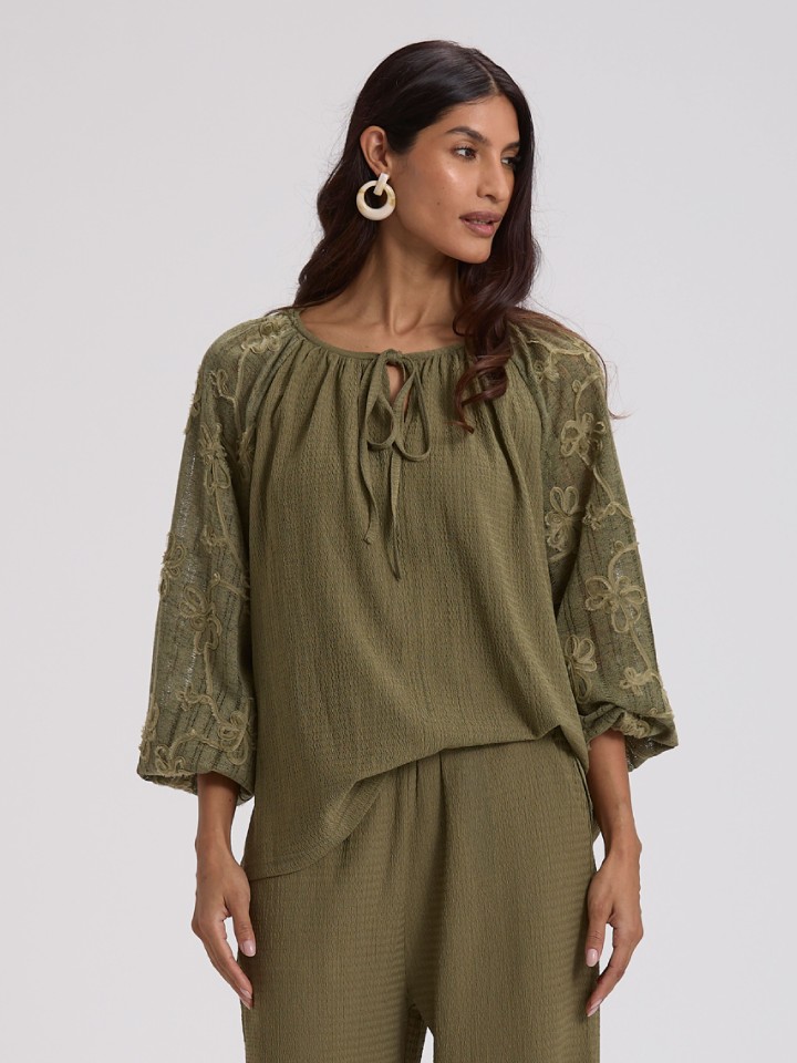 Blusa Renda