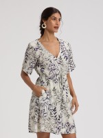 Vestido Curto Estampado
