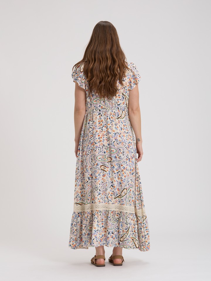 Vestido Comprido Estampado