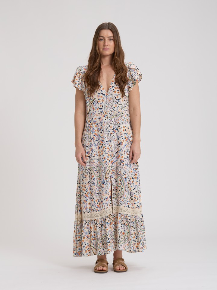 Vestido Comprido Estampado