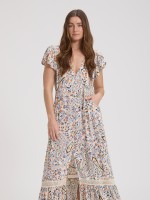 Vestido Comprido Estampado